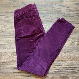 GAP maroon corduroys